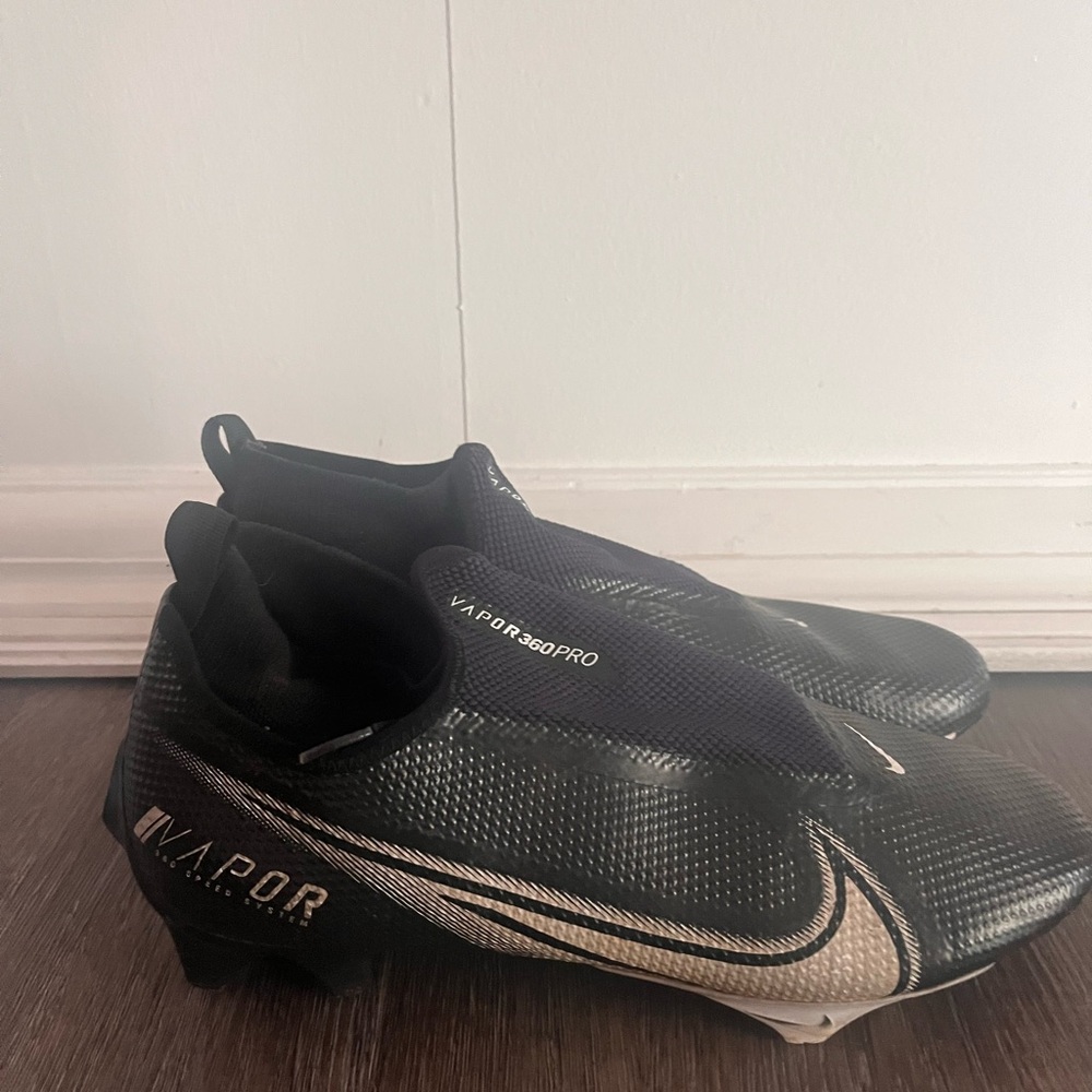 Nike Vapor 360 Pro Black and White Cleats